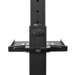 Nedis TVSM5100BK kerekes gurulós LCD TV/Monitor állvány (tartó konzol), 32"-55", szabadon álló, 35kg - Image 4