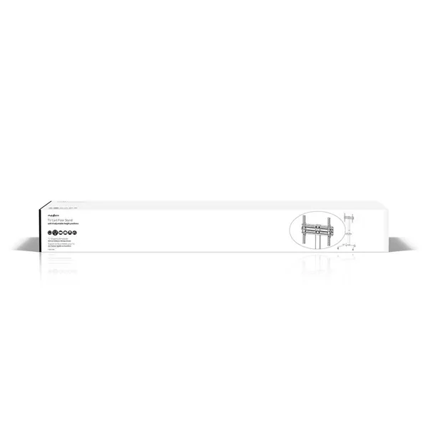 Nedis TVSM5100BK kerekes gurulós LCD TV/Monitor állvány (tartó konzol), 32"-55", szabadon álló, 35kg - Image 6
