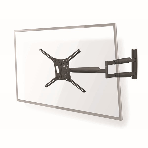 Nedis_TVWM1790BK_13-86_LCD_TV_monitor_fali_tartokonzol_maximum_60_kg_forgathato_dontheto_3_forgaspont-i1687546.jpg Nedis TVWM1790BK 13"-86"  LCD TV / monitor fali tartókonzol, maximum 60 kg, forgatható dönthető, 3 forgáspont - Image 1