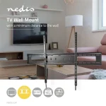 Nedis TVWM2070BK LCD TV / monitor fali tartó fix 60 - 100 "  Max. teherbírás: 75 kg,  Min. faltávolság: 30,5 mm - Image 3