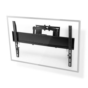Nedis TVWM3551BK szabadon mozgatható fali LCD TV / monitor tartó konzol (37"-80"), 35kg