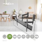 Nedis TVWM5350BK 32"- 70" LCD TV / monitor fali tartókonzol, maximum 40 kg, forgatható / dönthető, 6 forgáspont - Image 10