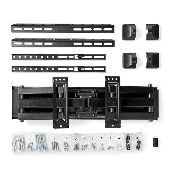 Nedis_TVWM5350BK_32-_70_LCD_TV_monitor_fali_tartokonzol_maximum_40_kg_forgathato_dontheto_6_forgaspont-i1687714.jpg Nedis TVWM5350BK 32"- 70" LCD TV / monitor fali tartókonzol, maximum 40 kg, forgatható / dönthető, 6 forgáspont - Image 12