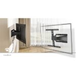 Nedis TVWM5560BK 43"- 90" LCD TV / monitor fali tartókonzol, maximum 50 kg, forgatható / dönthető, 2 forgáspont - Image 7