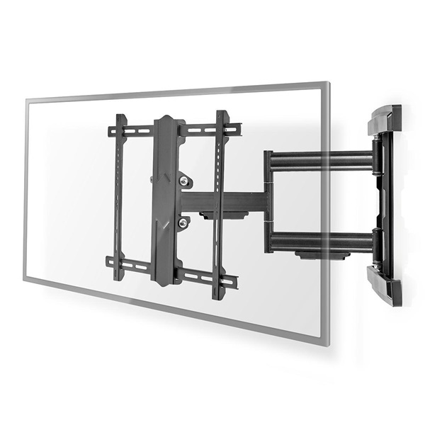 Nedis_TVWM6550BK_37-_80_LCD_TV_monitor_fali_tartokonzol_maximum_50_kg_forgathato_dontheto_3_forgaspont-i1687462.jpg Nedis TVWM6550BK 37"- 80" LCD TV / monitor fali tartókonzol, maximum 50 kg, forgatható / dönthető, 3 forgáspont - Image 1