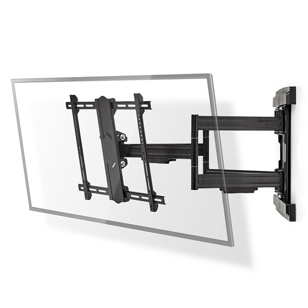 Nedis_TVWM6551BK_37-_80_LCD_TV_monitor_fali_tartokonzol_maximum_70_kg_forgathato_dontheto_6_forgaspont-i1687595.jpg Nedis TVWM6551BK 37"- 80" LCD TV / monitor fali tartókonzol, maximum 70 kg, forgatható / dönthető, 6 forgáspont - Image 1