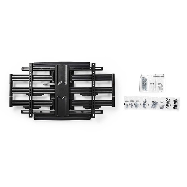 Nedis_TVWM6551BK_37-_80_LCD_TV_monitor_fali_tartokonzol_maximum_70_kg_forgathato_dontheto_6_forgaspont-i1687623.jpg Nedis TVWM6551BK 37"- 80" LCD TV / monitor fali tartókonzol, maximum 70 kg, forgatható / dönthető, 6 forgáspont - Image 7