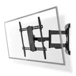 Nedis TVWM6570BK 43"- 100" LCD TV / monitor fali tartókonzol, maximum 70 kg, forgatható / dönthető, 3 forgáspont - Image 2