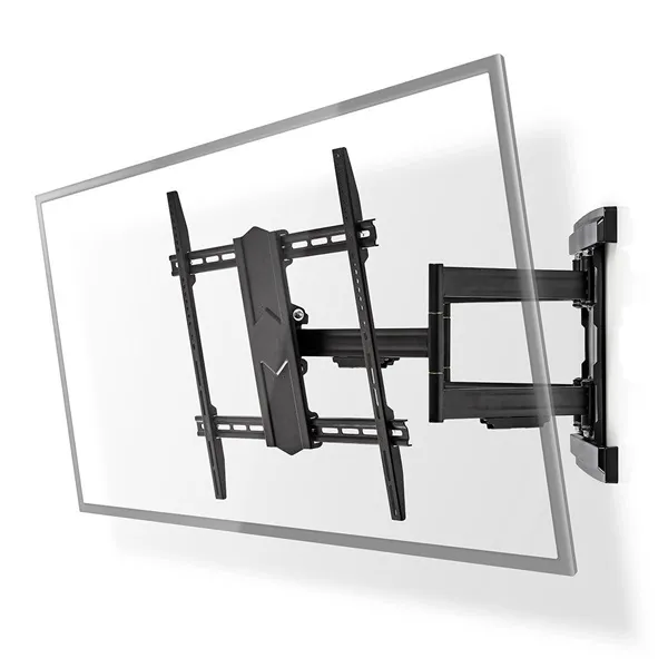 Nedis TVWM6570BK 43"- 100" LCD TV / monitor fali tartókonzol, maximum 70 kg, forgatható / dönthető, 3 forgáspont - Image 2