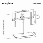Nedis TVSM2330BK LCD TV / monitor állvány (tartó konzol) 32-65", Maximális teherbírás: 45 kg, Dönthető / Forgatható - Image 5