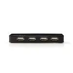 Nedis UHUBU2730BK aktív 7 portos USB HUB, USB 2.0, 5V táp - Image 5