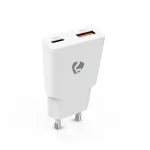 Nedis WCHA30WT gyorstöltő USB-A / USB-C töltő, GaN, PD3.0, QC, Gyorstöltési funkció 1,5 / 2,0 / 2,5 / 3,0 A, 30W, fehér - Image 4