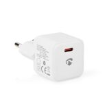 Nedis WCMPD20W100WT PD3.0 töltő, 1,67 / 2,22 / 3,0 A, 20W, USB-C
