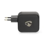 Nedis WGCHA100WBK töltő 100 W, GaN, PD3.0, QC 2,5 / 3,0 / 5,0 A, Kimenetek száma: 3, USB-A / 2x USB-C, fekete - Image 3