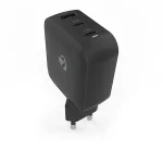 Nedis WGCHA100WBK töltő 100 W, GaN, PD3.0, QC 2,5 / 3,0 / 5,0 A, Kimenetek száma: 3, USB-A / 2x USB-C, fekete - Image 5