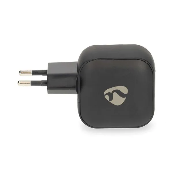 Nedis WGCHA45WBK töltő 45 W | GaN | PD3.0, Gyorstöltési funkció, 2,25 / 3,0 A, 2x USB-C, Automatikus feszültségválasztás - Image 3
