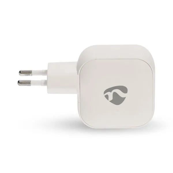 Nedis WGCHA45WWT töltő 45 W | GaN | PD3.0, Gyorstöltési funkció, 2,25 / 3,0 A, 2x USB-C, Automatikus feszültségválasztás - Image 3