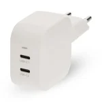 Nedis WGCHA45WWT töltő 45 W | GaN | PD3.0, Gyorstöltési funkció, 2,25 / 3,0 A, 2x USB-C, Automatikus feszültségválasztás - Image 4