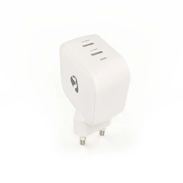 Nedis WGCHA45WWT töltő 45 W | GaN | PD3.0, Gyorstöltési funkció, 2,25 / 3,0 A, 2x USB-C, Automatikus feszültségválasztás - Image 5
