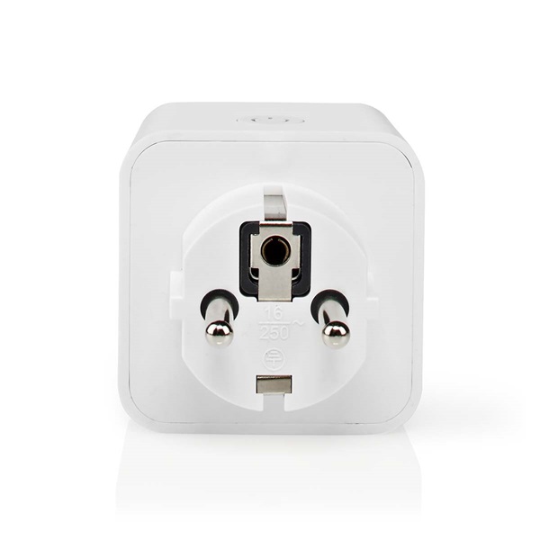 Nedis WIFIP121FWT okos konnektor, Wi-Fi, IP21, 16A, 3680W, fogyasztásmérő, Android™ / IOS - Image 2