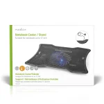 Nedis NBCR101BK notebook hűtő, 17", 125mm ventilátor, LED, zaj 15db - Image 6