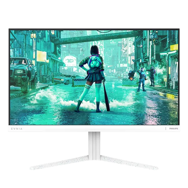 PHILIPS Evnia Fast IPS Gaming 260 Hz monitor 23,8" 24M2N3201PL, 1920x1080, 16:9, 300cd/m2, 1ms, HDMI/DisplayPort, Fehér