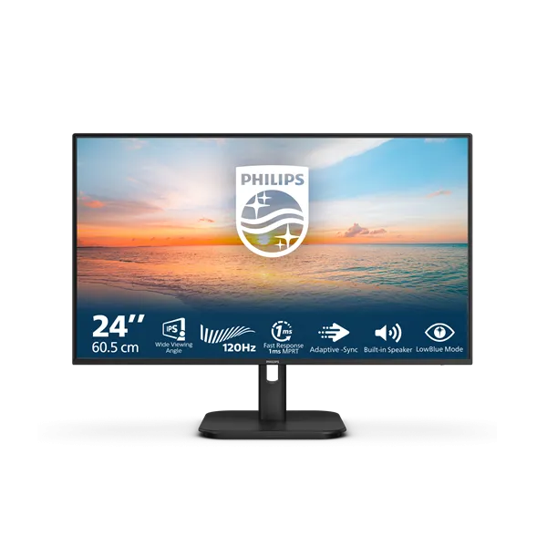 PHILIPS IPS 120Hz monitor 23,8" 24E1N1200A/00, 1920x1080, 16:9, 300 cd/m2, 1ms, VGA/HDMI/DisplayPort, hangszóró - Image 10