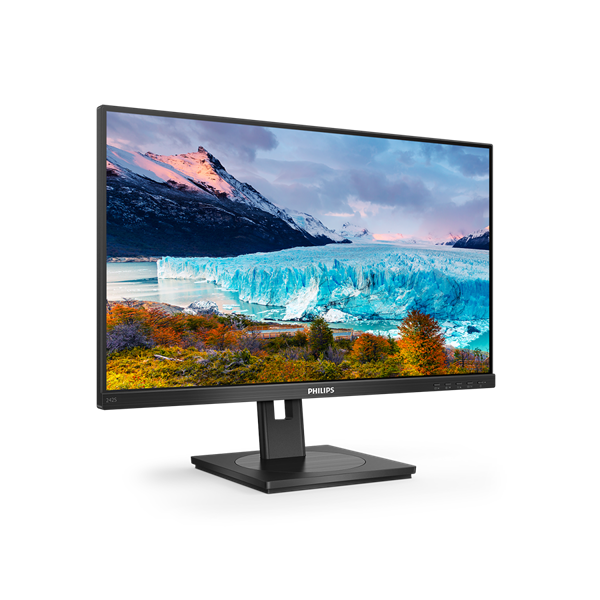 PHILIPS IPS monitor 23.8" 242S1AE, 1920x1080, 16:9, 250cd/m2, 4ms, VGA/DVI/HDMI/DisplayPort, Pivot, hangszóró - Image 7