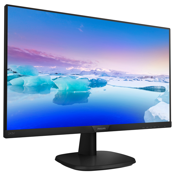 PHILIPS IPS monitor 23,8" 243V7QJABF, 1920x1080, 16:9, 250cd/m2, 4ms, VGA/HDMI/Displayport, hangszóró - Image 6