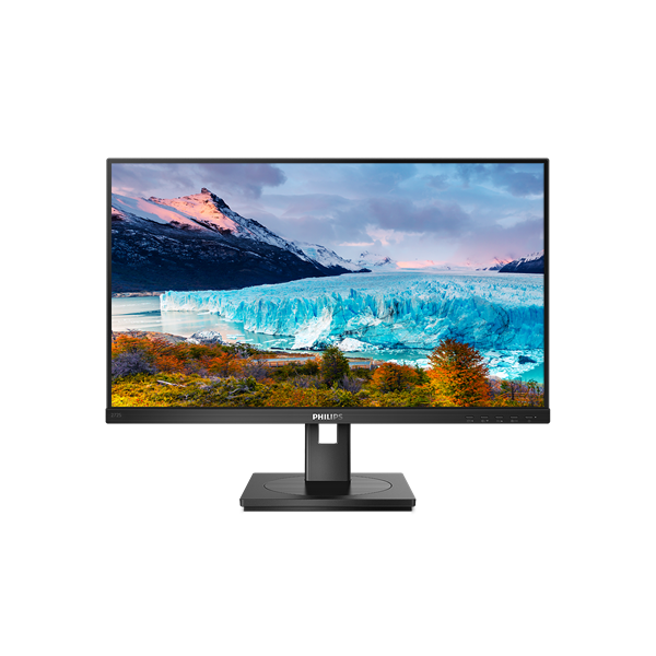 PHILIPS IPS monitor 27" 272S1AE, 1920x1080, 16:9, 250cd/m2, 4ms, VGA/DVI/DisplayPort/HDMI, Pivot, hangszóró - Image 5