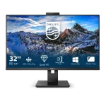 PHILIPS IPS monitor 31.5" 326P1H, 2560x1440, 16:9, 350cd/m2, 4ms, 2xHDMI/DP/USB-C/4xUSB/LAN, Pivot, hangszóró&webkamera