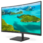 PHILIPS Ívelt VA monitor 23.6" 241E1SCA, 1920x1080, 16:9, 250cd/m2, 4ms, VGA/HDMI, hangszóró - Image 10