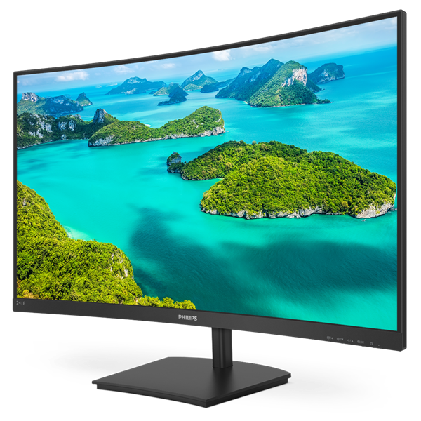 PHILIPS Ívelt VA monitor 23.6" 241E1SCA, 1920x1080, 16:9, 250cd/m2, 4ms, VGA/HDMI, hangszóró - Image 10