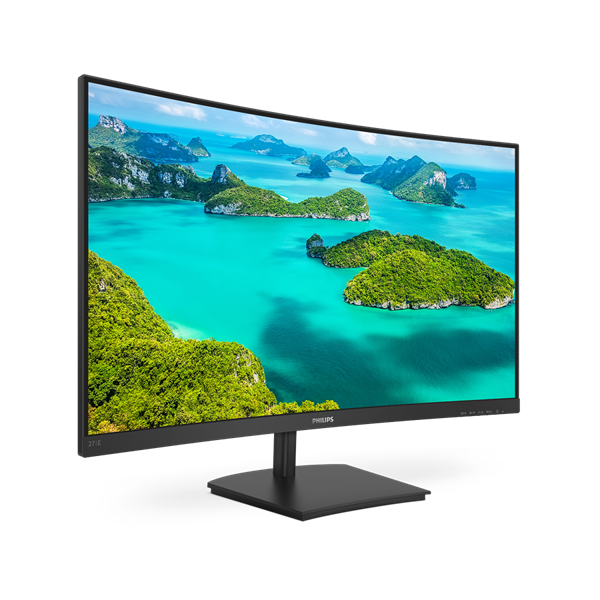 PHILIPS Ívelt VA monitor 27" 271E1SCA, 1920x1080, 16:9, 250cd/m2, 4ms, VGA/HDMI, hangszóró - Image 12