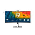 PHILIPS Ívelt monitor 40" 40B1U6903CH, 5120x2160, 21:9, 300 cd/m2, 4ms, HDMIx2/DP/Thunderbolt/USBx5/USB-C/LAN, hangszóró