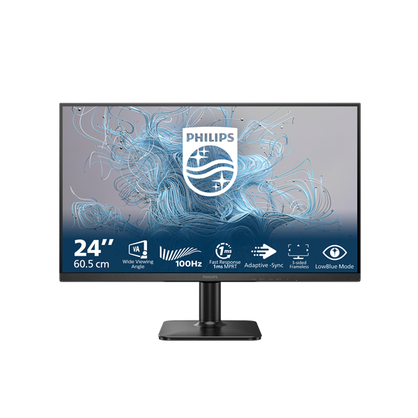 PHILIPS monitor  24" 24E2N1100LB/00, 1920x1080, 16:9, 250 cd/m2, 1ms, VGA/HDMI, 100Hz - Image 9