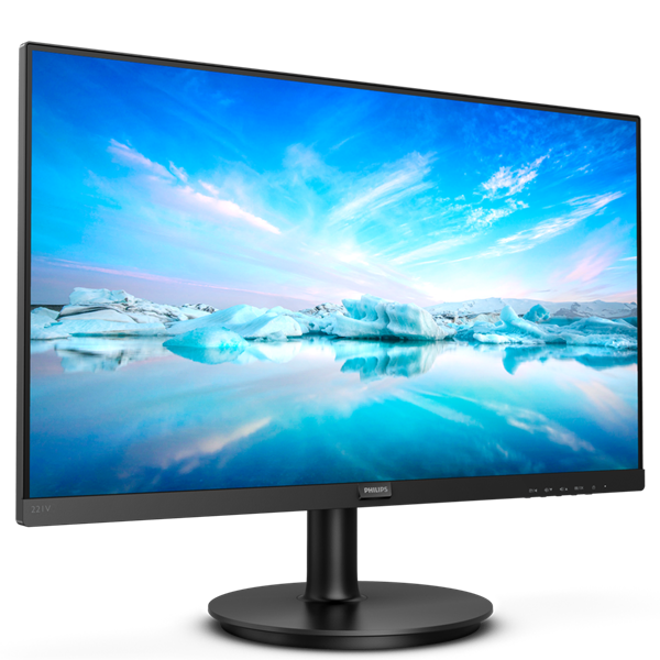 PHILIPS VA monitor 21.5" 221V8A, 1920x1080, 16:9, 250cd/m2, 4ms, VGA/HDMI, hangszóró - Image 4