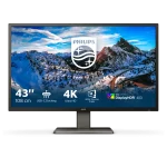 PHILIPS VA monitor 42.51" 439P1, 3840x2160, 16:9, 4ms, 400cd/m2, 3xHDMI/DisplayPort/USB-C/3xUSB/LAN/USB-C, hangszóró