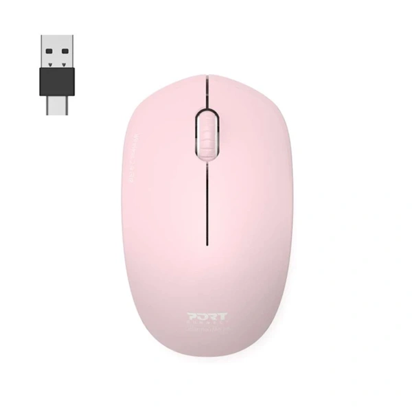 PORT DESIGNS Egér WIRELESS Rózsaszín