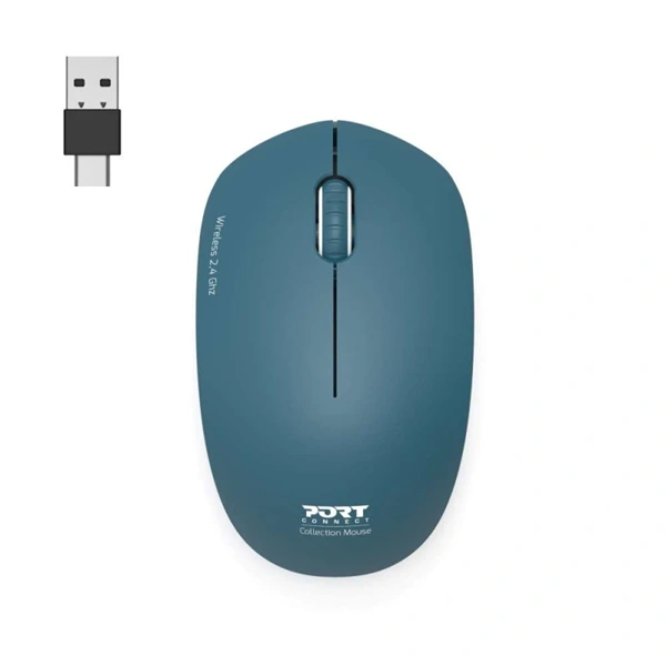 PORT DESIGNS Egér WIRELESS Zafírkék