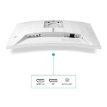 Philips EVNIA 180 Hz ívelt monitor 27", 27M2C5501/00  2560x1440, 16:9, 1ms, 300 cd/m2, HDMIx2/DisplayPort - Image 6