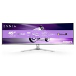 Philips EVNIA ívelt OLED monitor 49", 49M2C8900/00 5120x1440, 32:9, 0,03ms, 1.000 cd/m2, HDMIx2/DP/USBx4/USB-C (90W)