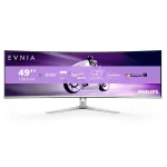 Philips EVNIA ívelt OLED monitor 49", 49M2C8900/00 5120x1440, 32:9, 0,03ms, 1.000 cd/m2, HDMIx2/DP/USBx4/USB-C (90W)