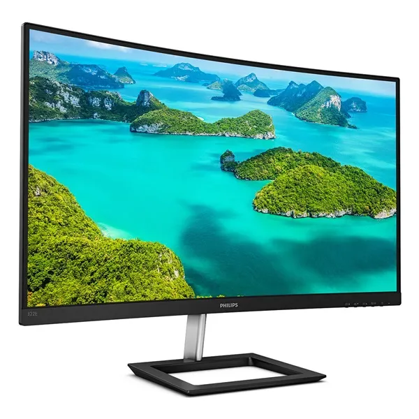 PHILIPS Ívelt VA monitor 31.5" 322E1C, 1920x1080, 16:9, 250cd/m2, 4ms, VGA/HDMI/DisplayPort - Image 2