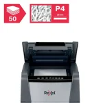 REXEL Iratmegsemmisítő, konfetti, 50 lap, "Optimum AutoFeed+ 50X" - Image 3