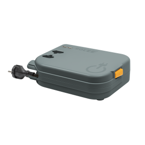 ROLEE M automata hosszabbító, 2db földeletlen aljzat + 2db USB aljzat, 4m, Grafitszürke