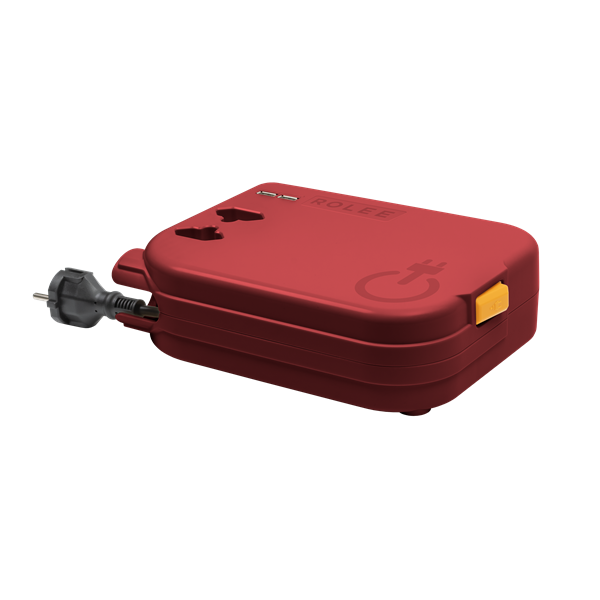 ROLEE_M_automata_hosszabbito_2db_foldeletlen_aljzat_2db_USB_aljzat_4m_Oxidvoros-i1467250.png ROLEE M automata hosszabbító, 2db földeletlen aljzat + 2db USB aljzat, 4m, Oxidvörös - Image 2