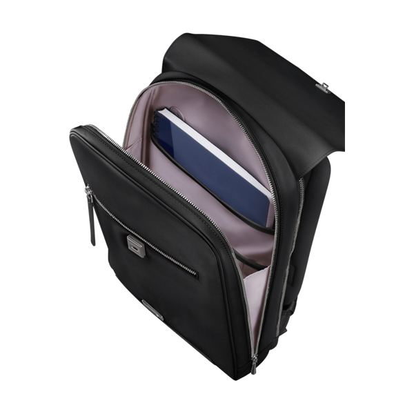 SAMSONITE NŐI Notebook Hátizsák 147735-1041, Backpack with Flap 14.1" (BLACK) -ZALIA 3.0 - Image 4