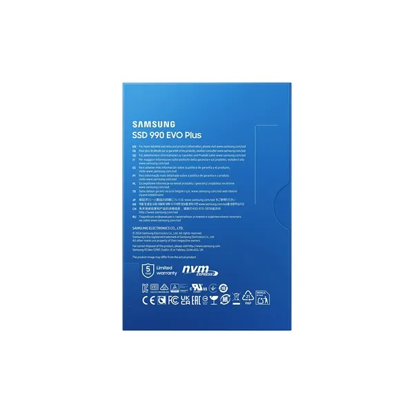 SAMSUNG SSD Belső, 4TB, 990EVO+, NVMe M.2, 2400 TBW - Image 6