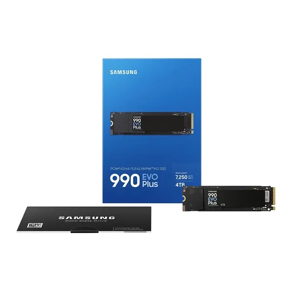SAMSUNG SSD Belső, 4TB, 990EVO+, NVMe M.2, 2400 TBW - Image 8